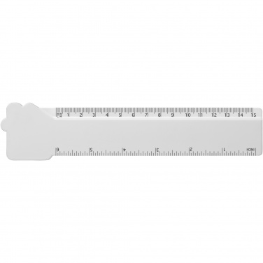 Logotrade corporate gifts photo of: Tait 15 cm house-shaped recycled plastic ruler