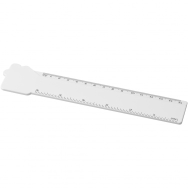 Logotrade advertising product picture of: Tait 15 cm house-shaped recycled plastic ruler