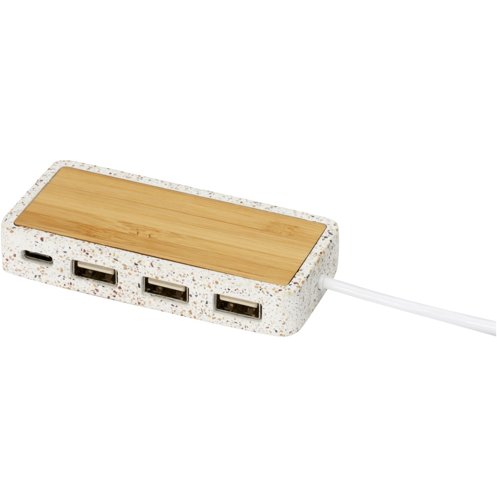 Logotrade promotional item image of: Terrazzo USB 2.0 hub