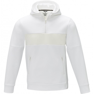 Logo trade promotional gift photo of: Sayan men's half zip anorak hooded sweater