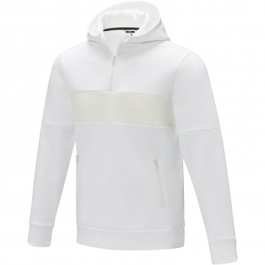 Logo trade business gift photo of: Sayan men's half zip anorak hooded sweater