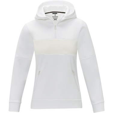 Logo trade promotional items image of: Sayan women's half zip anorak hooded sweater