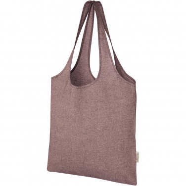 Logo trade corporate gifts image of: Pheebs 150 g/m² recycled cotton trendy tote bag 7L