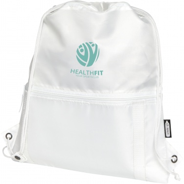 Logo trade corporate gift photo of: Adventure recycled insulated drawstring bag 9L