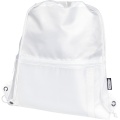 Adventure recycled insulated drawstring bag 9L, White