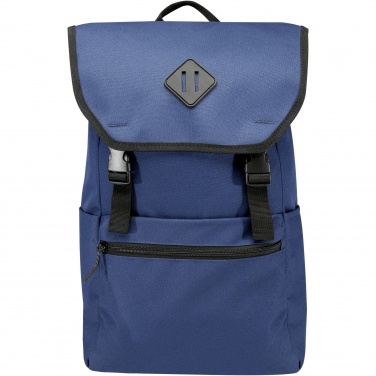 Logo trade corporate gift photo of: REPREVE® Our Ocean™ 15" GRS RPET laptop backpack 19L