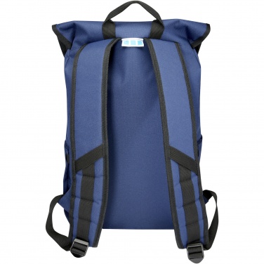 Logo trade promotional merchandise picture of: REPREVE® Our Ocean™ 15" GRS RPET laptop backpack 19L