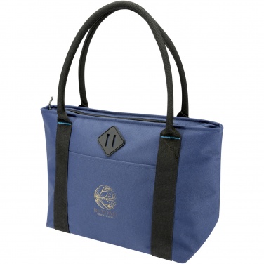 Logotrade promotional product image of: REPREVE® Our Ocean™ 12-can GRS RPET cooler tote bag 11L