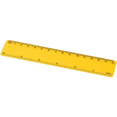 Logo trade advertising products image of: Refari 15 cm recycled plastic ruler