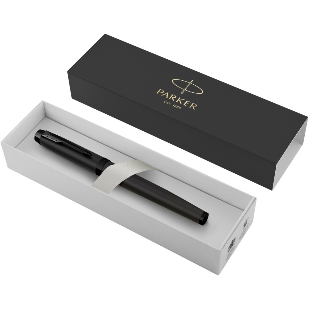 Logo trade corporate gift photo of: Parker IM achromatic rollerball pen