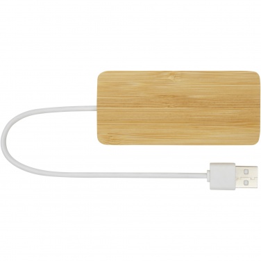 Logo trade promotional items picture of: Tapas bamboo USB hub