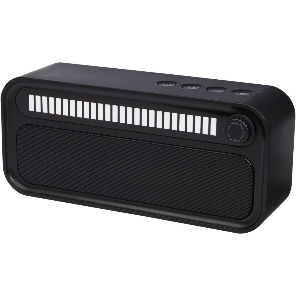 Logo trade promotional products image of: Music Level 5W RGB mood light Bluetooth® speaker