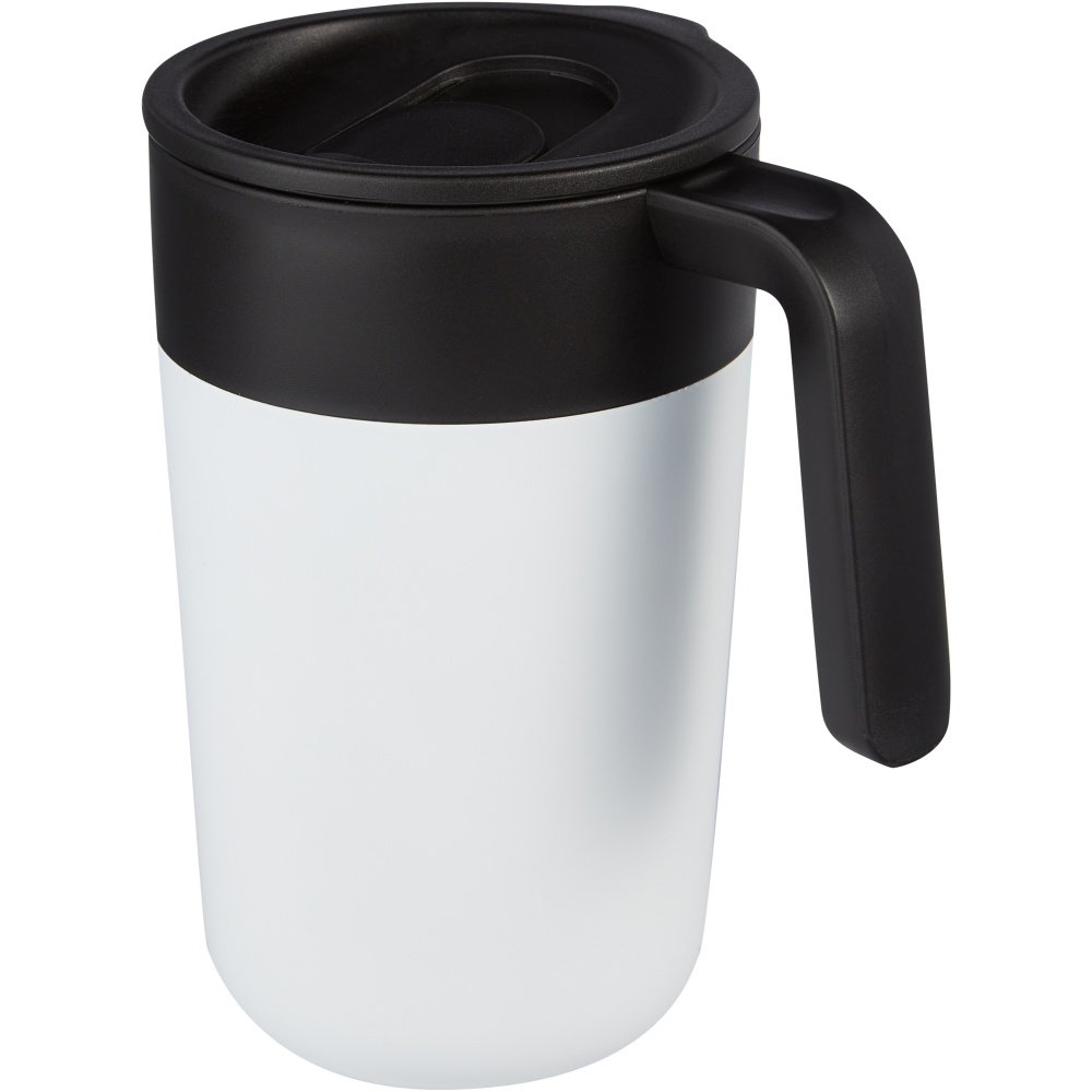 Logo trade promotional giveaways image of: Nordia 400 ml double-wall recycled mug