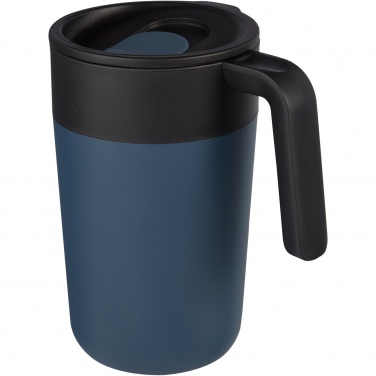 Logotrade promotional giveaway picture of: Nordia 400 ml double-wall recycled mug