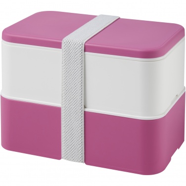 Logo trade advertising products picture of: MIYO double layer lunch box