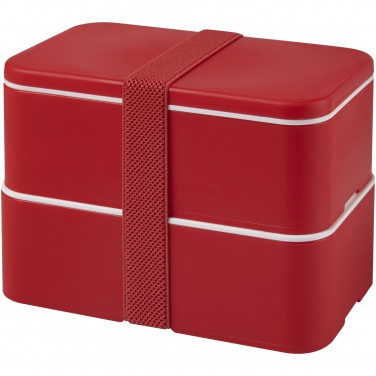 Logo trade advertising products picture of: MIYO double layer lunch box