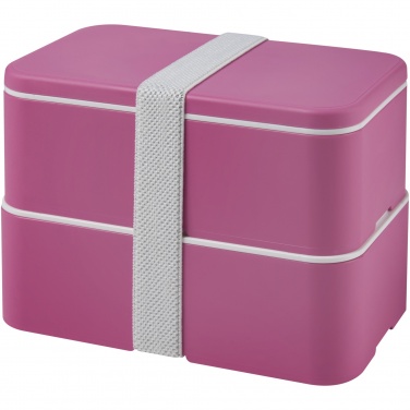 Logo trade promotional giveaways image of: MIYO double layer lunch box