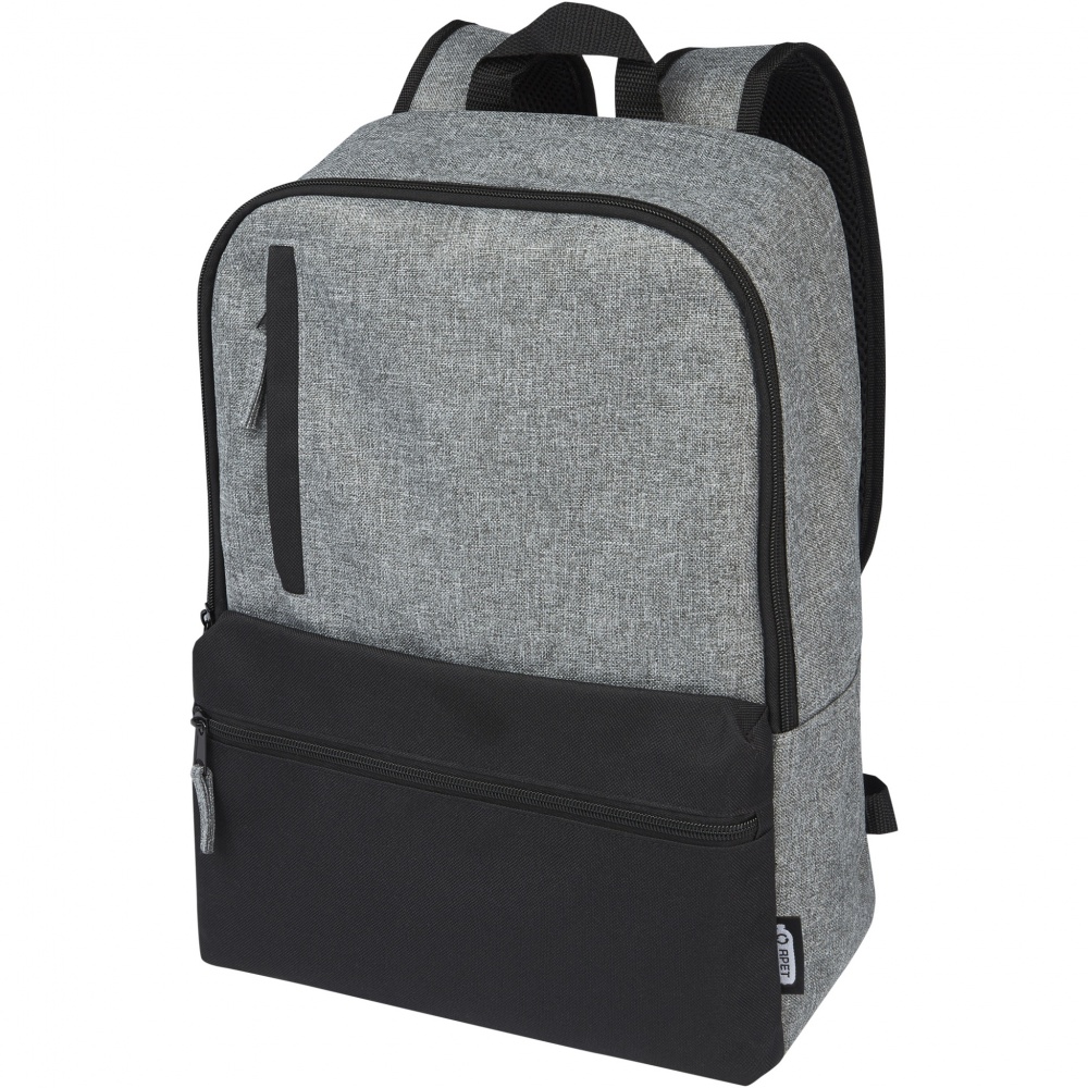 Logotrade promotional products photo of: Reclaim 15" GRS recycled two-tone laptop backpack 14L