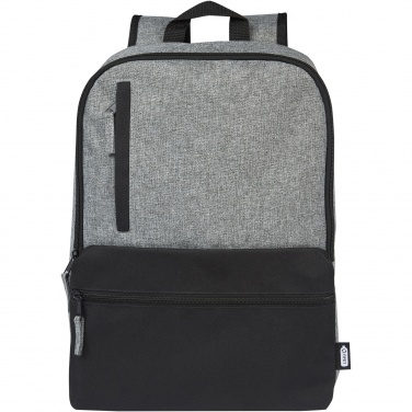 Logotrade promotional merchandise image of: Reclaim 15" GRS recycled two-tone laptop backpack 14L