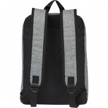 Logo trade promotional merchandise picture of: Reclaim 15" GRS recycled two-tone laptop backpack 14L