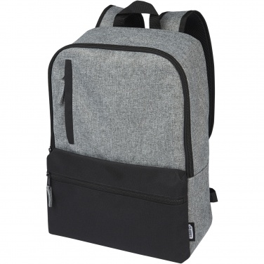 Logo trade promotional products image of: Reclaim 15" GRS recycled two-tone laptop backpack 14L