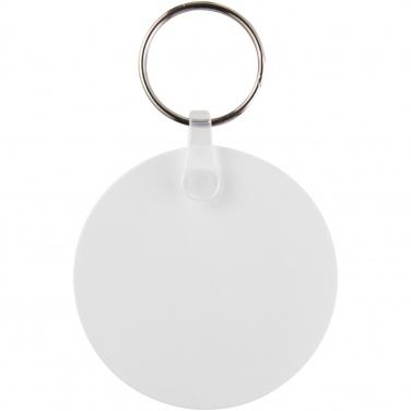 Logotrade promotional product picture of: Tait circle-shaped recycled keychain