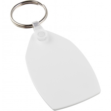 Logotrade advertising product picture of: Tait rectangular-shaped recycled keychain