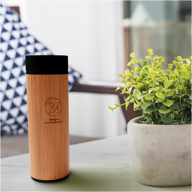 Logotrade promotional item image of: SCX.design D11 500 ml bamboo smart bottle