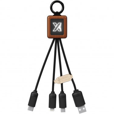 Logo trade promotional giveaway photo of: SCX.design C19 wooden easy to use cable