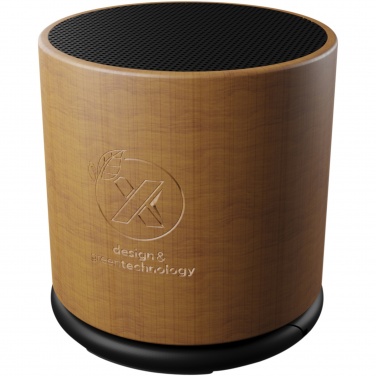 Logotrade advertising product picture of: SCX.design S27 3W wooden ring speaker