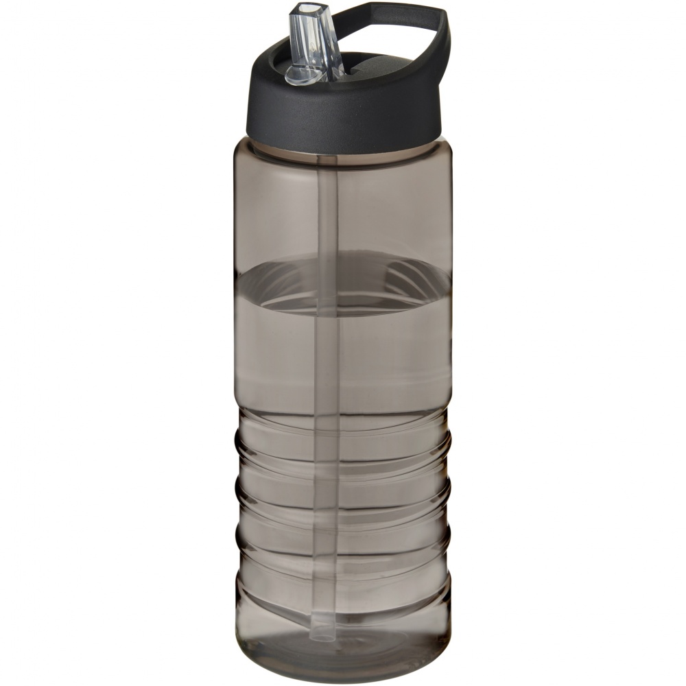 Logo trade promotional merchandise photo of: H2O Active® Eco Treble 750 ml spout lid sport bottle 