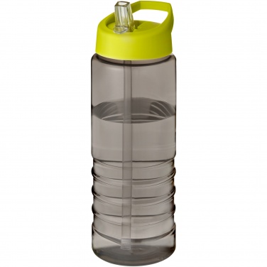 Logo trade corporate gifts image of: H2O Active® Eco Treble 750 ml spout lid sport bottle 