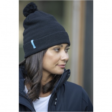 Logo trade promotional merchandise image of: Olivine GRS recycled beanie