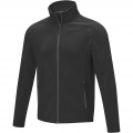 Zelus men's fleece jacket, Solid black