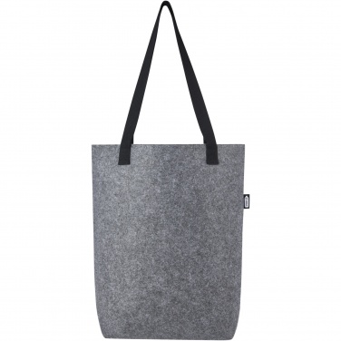 Logo trade advertising product photo of: Felta GRS recycled felt tote bag with wide bottom 12L