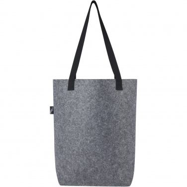 Logotrade promotional giveaway picture of: Felta GRS recycled felt tote bag with wide bottom 12L