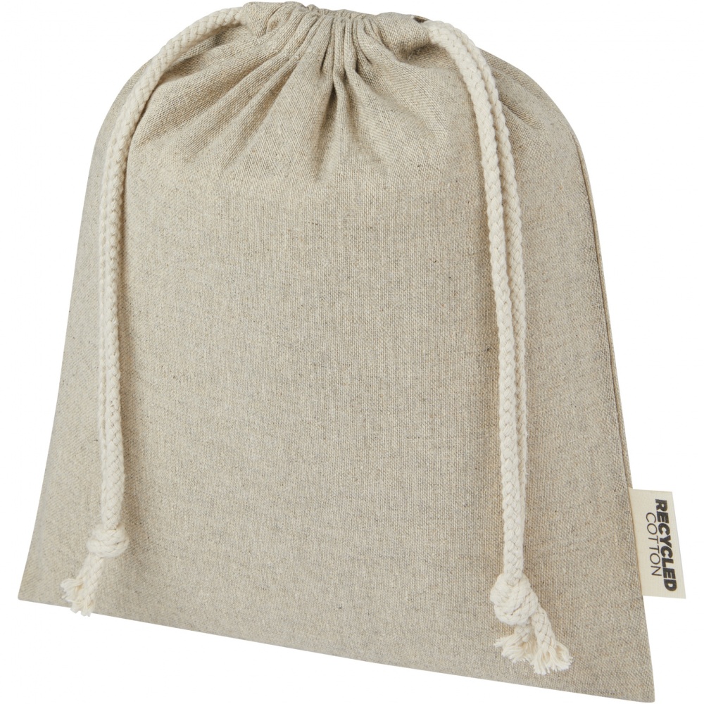 Logotrade business gift image of: Pheebs 150 g/m² GRS recycled cotton gift bag medium 1.5L