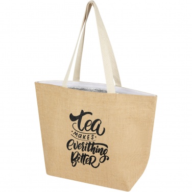 Logotrade promotional product image of: Juta 300 g/m² jute cooler tote bag 12L