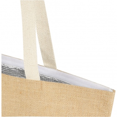 Logotrade promotional giveaway picture of: Juta 300 g/m² jute cooler tote bag 12L