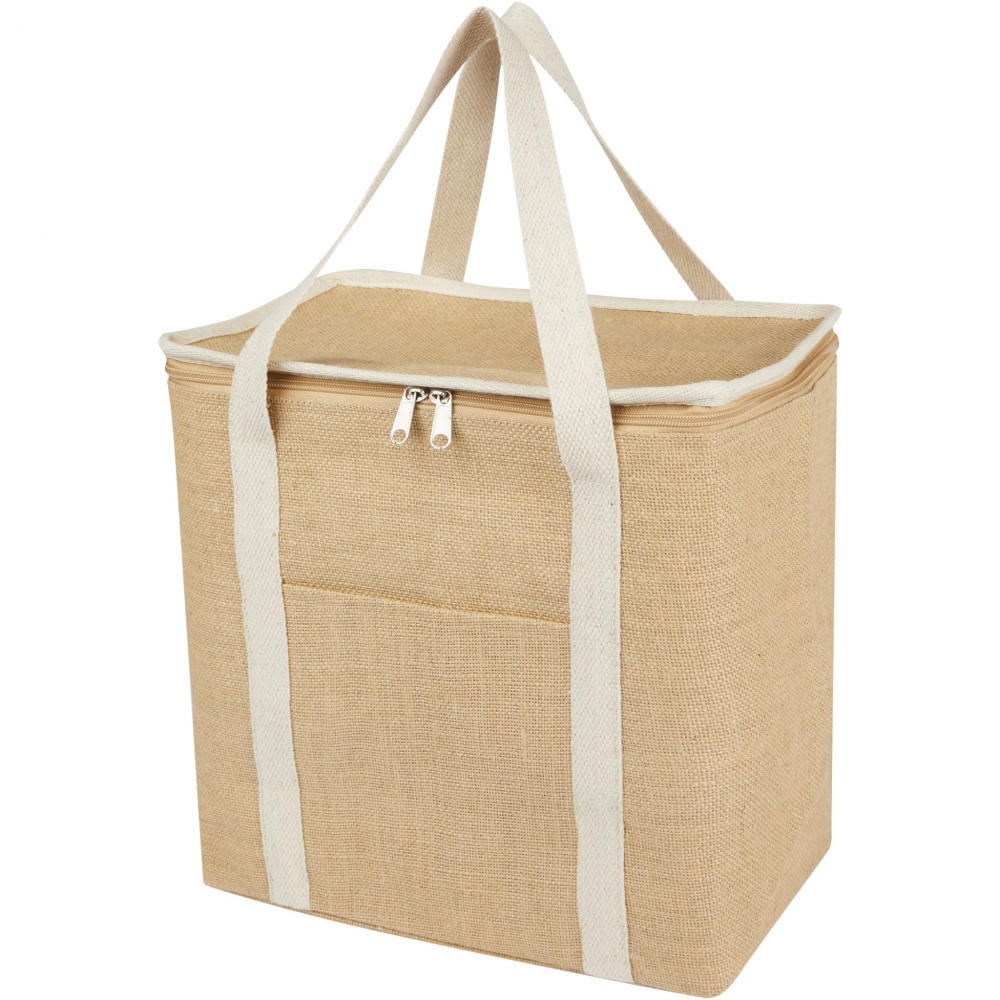 Logo trade promotional item photo of: Juta 300 g/m² jute cooler bag 19L