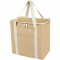 Juta 300 g/m² jute cooler bag 19L, Natural / White