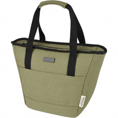 Logo trade promotional item photo of: Joey 9-can GRS recycled canvas lunch cooler bag 6L