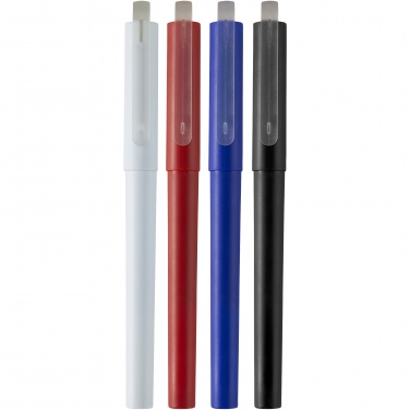 Logotrade promotional item image of: Mauna recycled PET gel rollerball pen