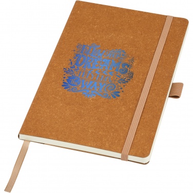 Logotrade corporate gift image of: Kilau recycled leather notebook 