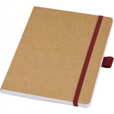 Logo trade corporate gifts image of: Berk recycled paper notebook