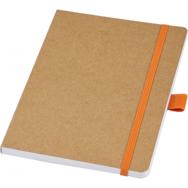 Logo trade promotional giveaways image of: Berk recycled paper notebook