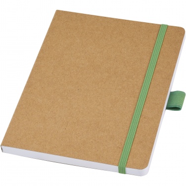 Logo trade promotional product photo of: Berk recycled paper notebook