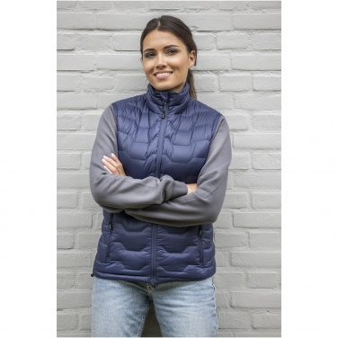 Logo trade corporate gifts image of: Epidote women's GRS recycled insulated down bodywarmer