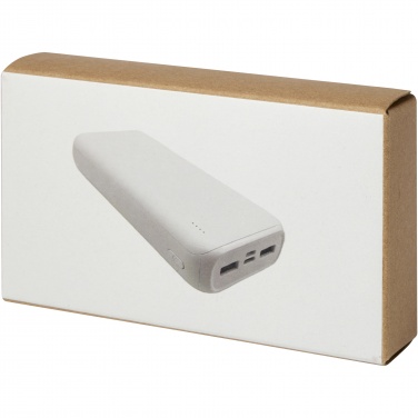 Logo trade promotional gift photo of: Electro 20.000 mAh recycled plastic power bank 