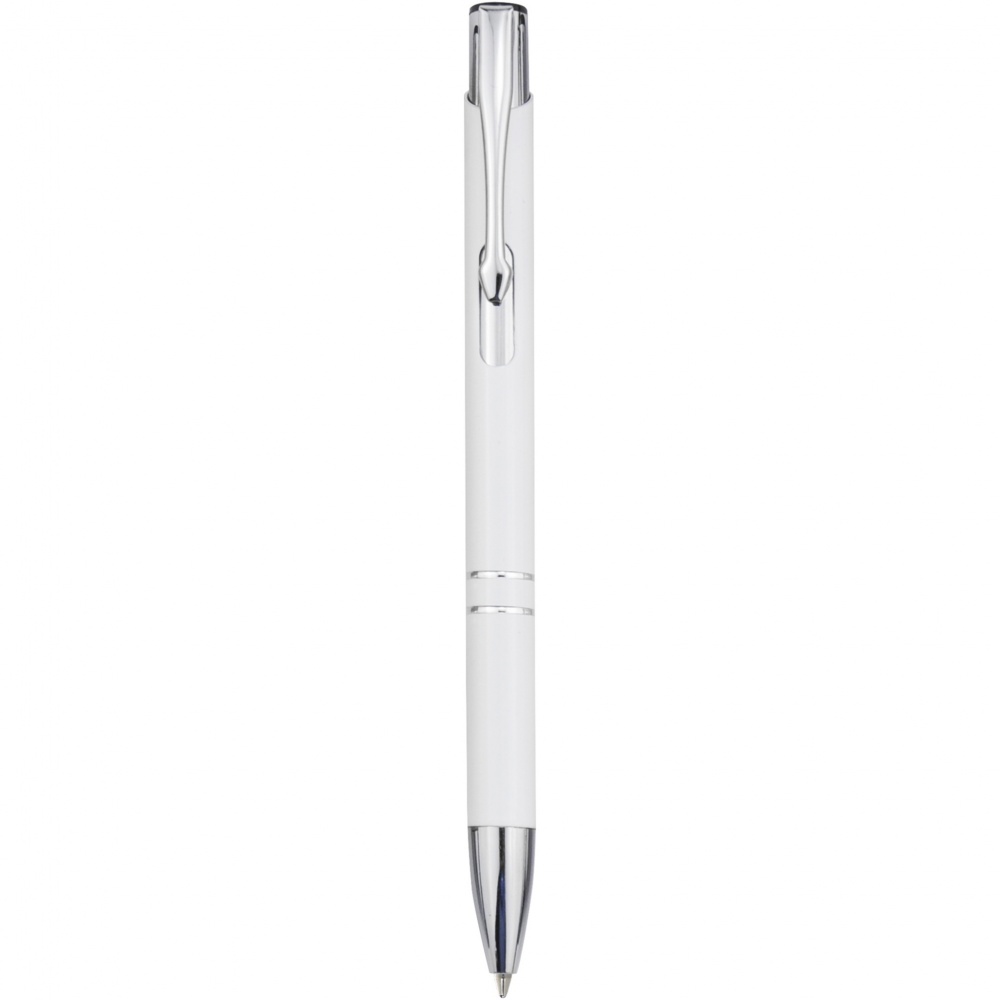 Logo trade promotional giveaway photo of: Moneta recycled aluminium ballpoint pen